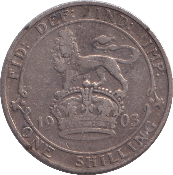 1903 SHILLING ( FINE ) 1 - SHILLING - Cambridgeshire Coins