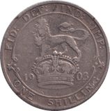 1903 SHILLING ( FINE ) 1 - SHILLING - Cambridgeshire Coins