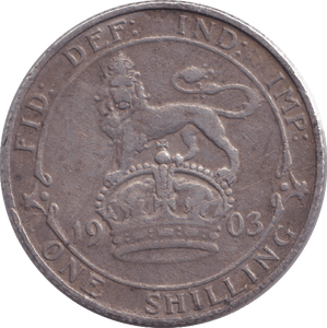 1903 SHILLING ( FINE ) - SHILLING - Cambridgeshire Coins