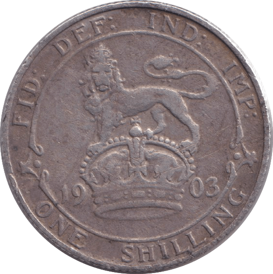 1903 SHILLING ( FINE ) - SHILLING - Cambridgeshire Coins