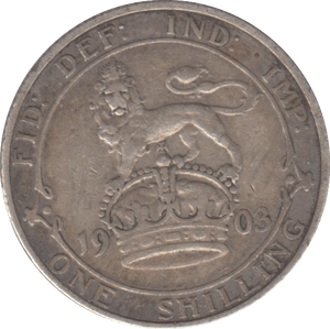 1903 SHILLING ( GF ) - SHILLING - Cambridgeshire Coins