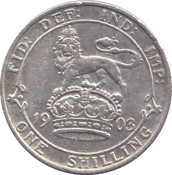 1903 SHILLING ( GVF ) - SHILLING - Cambridgeshire Coins