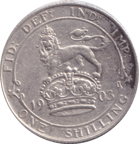 1903 SHILLING ( GVF ) - SHILLING - Cambridgeshire Coins
