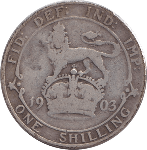 1903 SHILLING ( NF ) - SHILLING - Cambridgeshire Coins