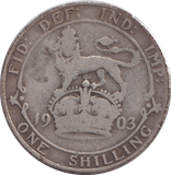 1903 SHILLING ( NF ) - SHILLING - Cambridgeshire Coins