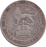 1903 SHILLING ( NF ) - SHILLING - Cambridgeshire Coins