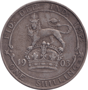 1903 SHILLING ( VF ) - SHILLING - Cambridgeshire Coins