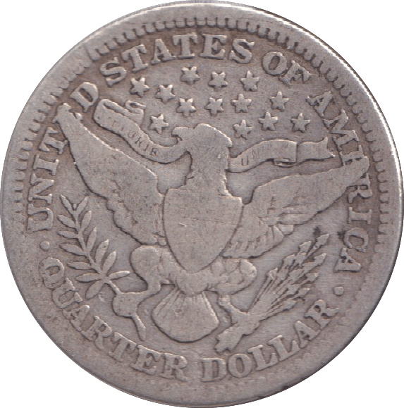 1903 SILVER 1/4 DOLLAR USA - SILVER WORLD COINS - Cambridgeshire Coins