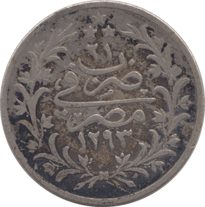 1903 SILVER 2 QIRSH EGYPT - SILVER WORLD COINS - Cambridgeshire Coins