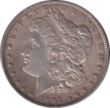 1903 SILVER DOLLAR USA - SILVER WORLD COINS - Cambridgeshire Coins