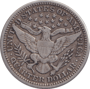 1903 SILVER QUARTER DOLLAR - SILVER WORLD COINS - Cambridgeshire Coins