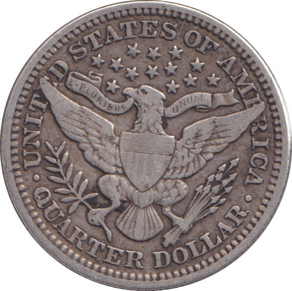 1903 SILVER QUARTER DOLLAR - SILVER WORLD COINS - Cambridgeshire Coins