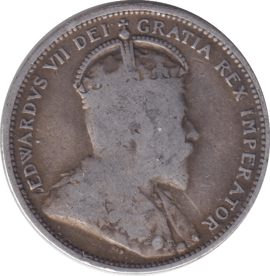 1903 SILVER TWENTY FIVE CENTS CANADA - SILVER WORLD COINS - Cambridgeshire Coins