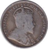 1903 SILVER TWENTY FIVE CENTS CANADA - SILVER WORLD COINS - Cambridgeshire Coins