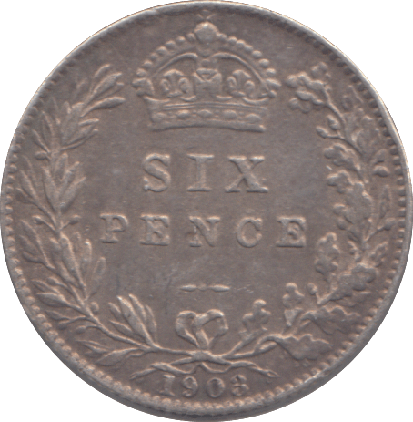 1903 SIXPENCE ( GF ) - SIXPENCE - Cambridgeshire Coins