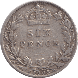 1903 SIXPENCE ( GF ) - SIXPENCE - Cambridgeshire Coins