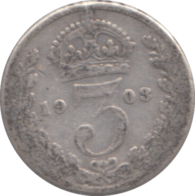 1903 THREEPENCE ( FINE ) - THREEPENCE - Cambridgeshire Coins