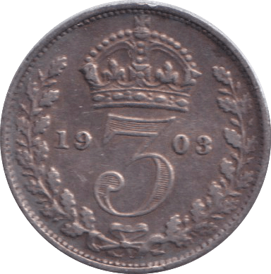 1903 THREEPENCE ( GF ) - THREEPENCE - Cambridgeshire Coins