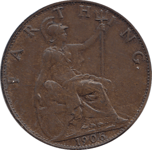 1904 FARTHING ( AUNC ) - FARTHING - Cambridgeshire Coins