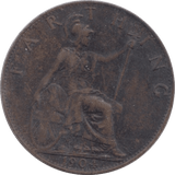 1904 FARTHING ( EF ) - Farthing - Cambridgeshire Coins