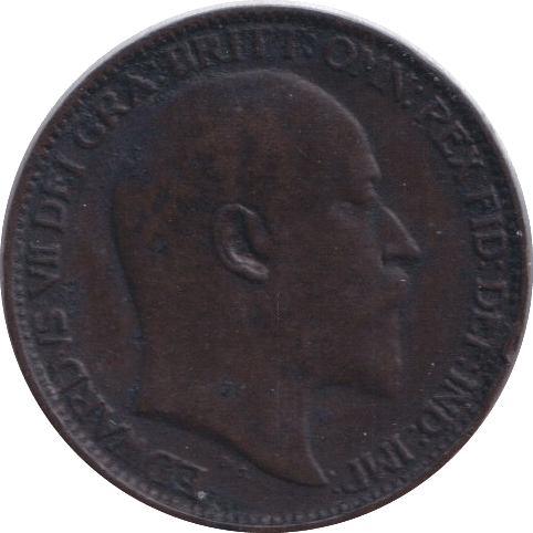 1904 FARTHING ( GVF ) - FARTHING - Cambridgeshire Coins
