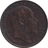 1904 FARTHING ( GVF ) - FARTHING - Cambridgeshire Coins