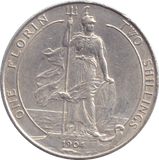 1904 FLORIN ( AUNC ) - FLORIN - Cambridgeshire Coins