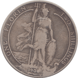 1904 FLORIN ( FINE ) - FLORIN - Cambridgeshire Coins