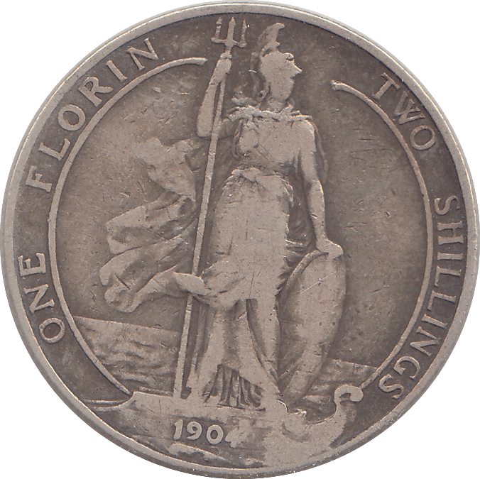 1904 FLORIN ( FINE ) - FLORIN - Cambridgeshire Coins