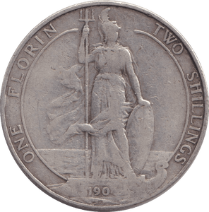 1904 FLORIN ( FINE ) - FLORIN - Cambridgeshire Coins