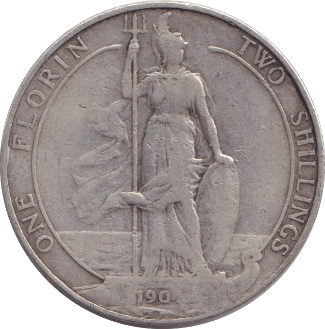 1904 FLORIN ( FINE ) - FLORIN - Cambridgeshire Coins