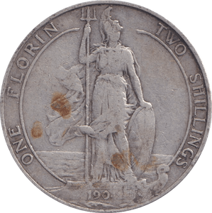 1904 FLORIN ( FINE ) - FLORIN - Cambridgeshire Coins