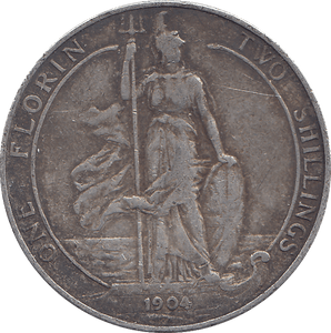 1904 FLORIN ( VF ) - FLORIN - Cambridgeshire Coins