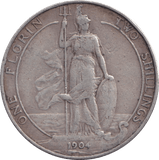 1904 FLORIN ( VF ) - FLORIN - Cambridgeshire Coins