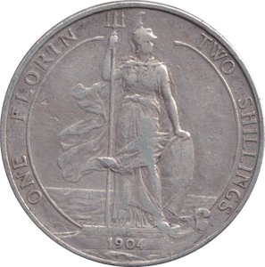 1904 FLORIN ( VF ) - FLORIN - Cambridgeshire Coins