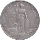 1904 FLORIN ( VF ) - FLORIN - Cambridgeshire Coins