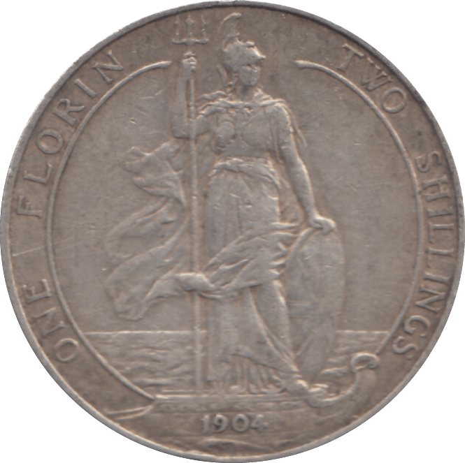1904 FLORIN ( VF ) - FLORIN - Cambridgeshire Coins