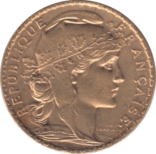 1904 GOLD 20 FRANCS FRANCE - Gold World Coins - Cambridgeshire Coins