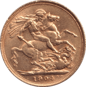 1904 GOLD SOVEREIGN ( AUNC ) - SOVEREIGN - Cambridgeshire Coins