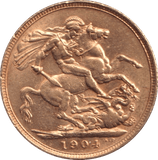 1904 GOLD SOVEREIGN ( AUNC ) - SOVEREIGN - Cambridgeshire Coins