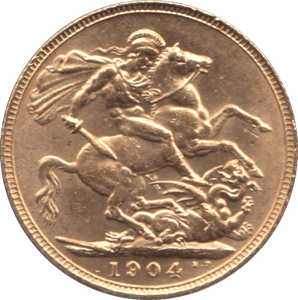 1904 GOLD SOVEREIGN ( AUNC ) - SOVEREIGN - Cambridgeshire Coins