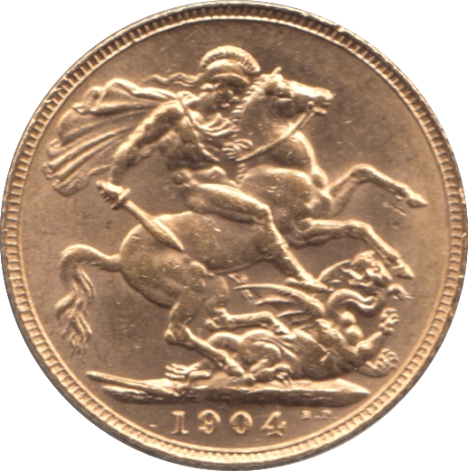 1904 GOLD SOVEREIGN ( AUNC ) - SOVEREIGN - Cambridgeshire Coins