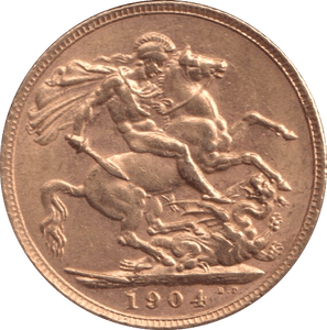 1904 GOLD SOVEREIGN ( AUNC ) - Sovereign - Cambridgeshire Coins