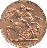 1904 GOLD SOVEREIGN ( AUNC ) - Sovereign - Cambridgeshire Coins