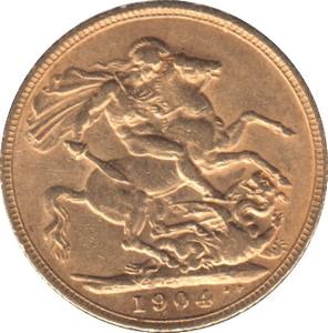 1904 GOLD SOVEREIGN ( EF ) - SOVEREIGN - Cambridgeshire Coins