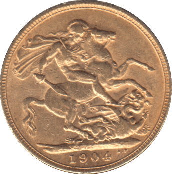 1904 GOLD SOVEREIGN ( EF ) - SOVEREIGN - Cambridgeshire Coins