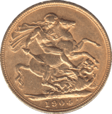 1904 GOLD SOVEREIGN ( EF ) - SOVEREIGN - Cambridgeshire Coins