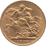 1904 GOLD SOVEREIGN ( EF ) - SOVEREIGN - Cambridgeshire Coins