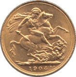 1904 GOLD SOVEREIGN ( EF ) - SOVEREIGN - Cambridgeshire Coins