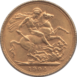 1904 GOLD SOVEREIGN ( GVF ) - SOVEREIGN - Cambridgeshire Coins